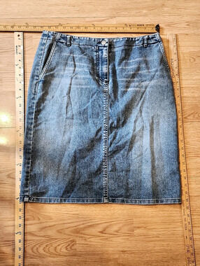 Michael Kors Denim Mini Skirt Size 10